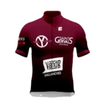 maillot mont blanc cyclisme