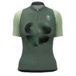 maillot de cyclisme Volata Pro Green pour femme