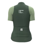 maillot de cyclisme Volata Pro Green pour femme
